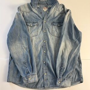 Mossimo Supply Co. Light Blue Denim Shirt